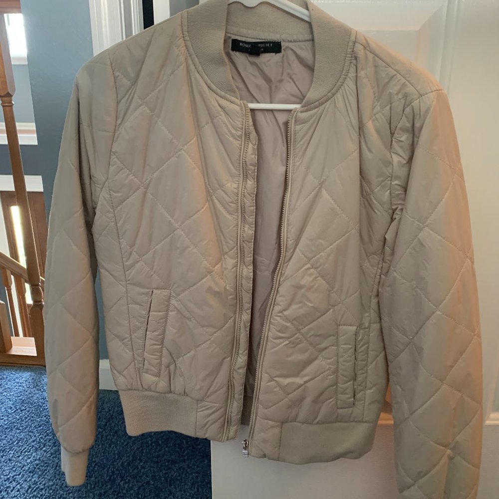 Tan Bomber Jacket